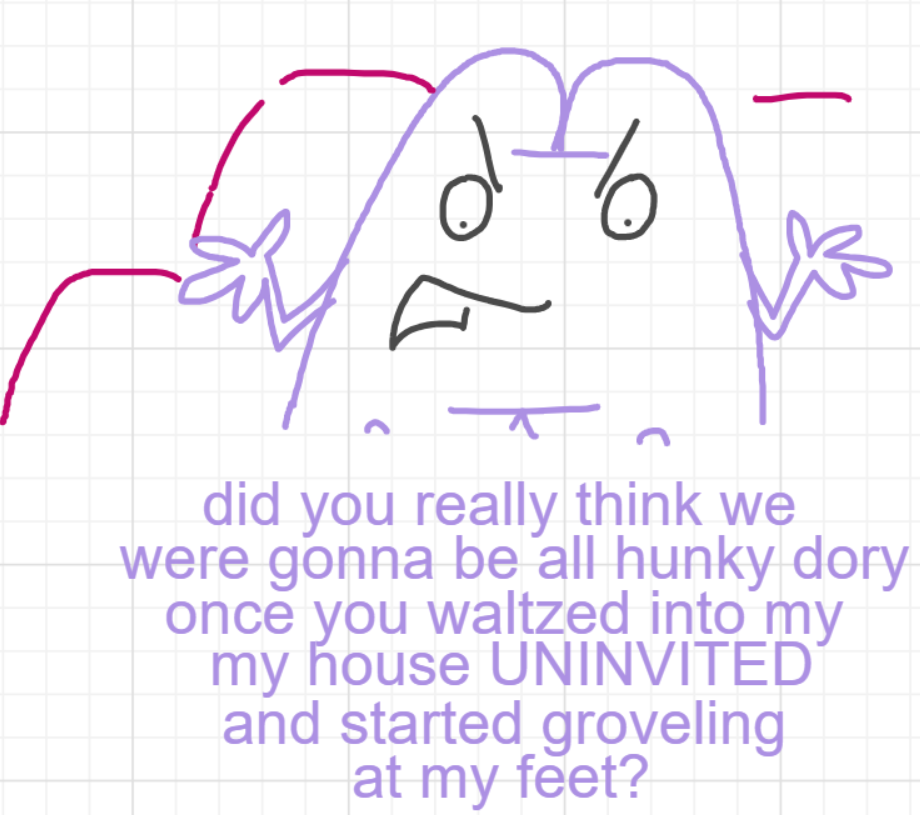 A panel from I've Been Everywhere, Man, episode nine of the Board Boards object show by Furretwalk/WalkingFurret.